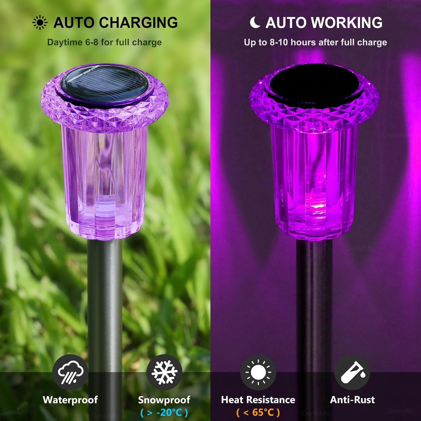 Solar Halloween Lights Outdoor Waterproof 10 Pack Halloween Decor